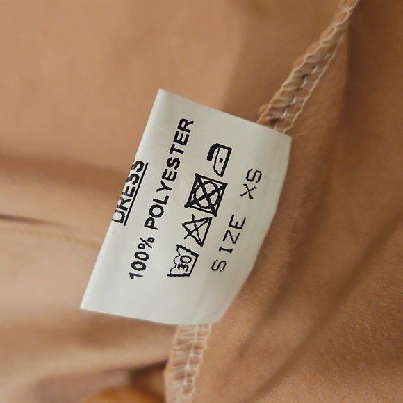 Nude Pink Wrap Dress - Picture 8 of 8